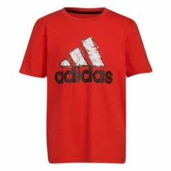 New 🧨 Shirts Boys' Adidas Sketchy Badge Of Sport T-Shirt ✨