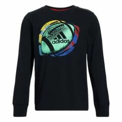 Best Sale 🌟 Shirts Toddler Boys' Adidas Football Long Sleeve T-Shirt 🤩