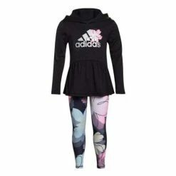 Brand new ✔️ Sets & Onesies Toddler 👧 Girls' Adidas 👚 Shirt & Tight Print Set 🔥