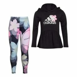 Brand new ✔️ Sets & Onesies Toddler 👧 Girls' Adidas 👚 Shirt & Tight Print Set 🔥 -adidas Sales unnamed file 73